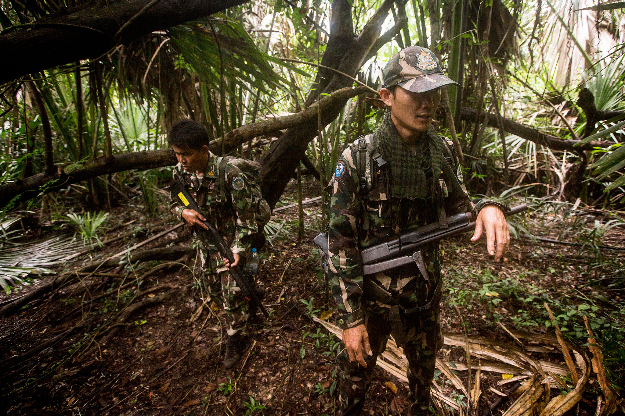 Picture of rangers patrolling in Thailand